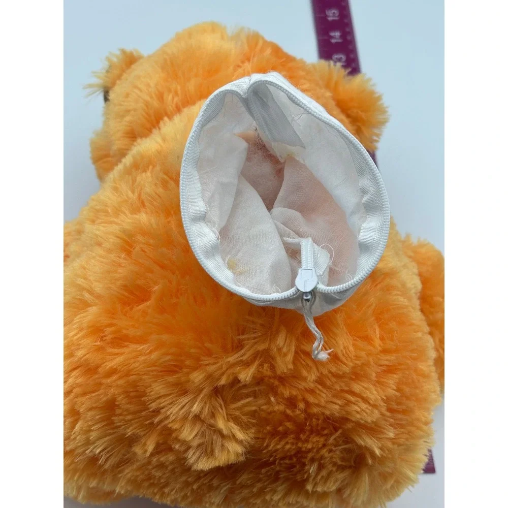 Sugar Loaf Orange Teddy Bear Plush Toy Stuffed Animal Soft Fluffy Vintage Cute!‎